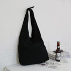 Adjustable Cotton Linen Shoulder Bag – Foldable Reusable Tote
