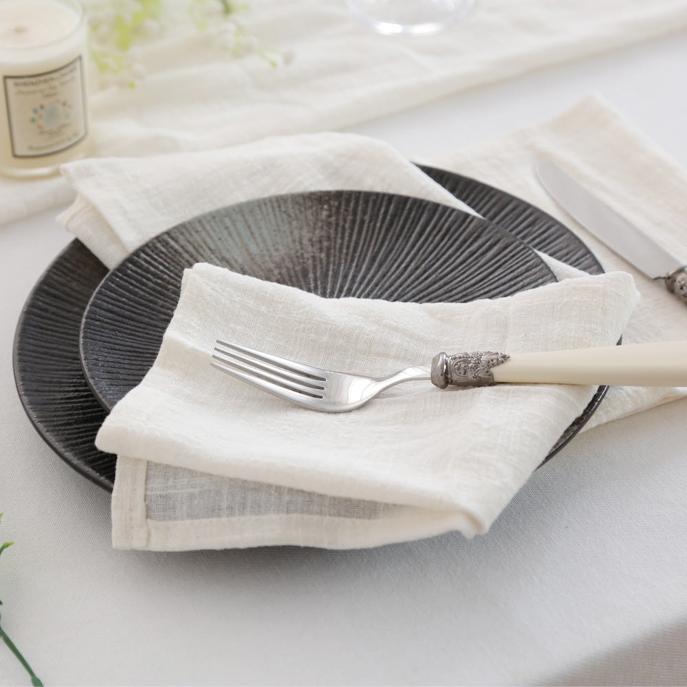 Cotton Table Napkins – Soft, Absorbent & Reusable, Set of 4