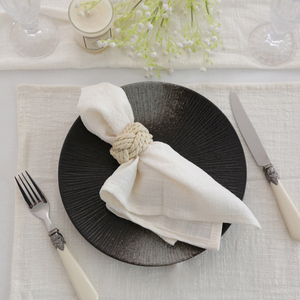 Cotton Table Napkins – Soft, Absorbent & Reusable, Set of 4