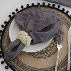 Cotton Table Napkins – Soft, Absorbent & Reusable, Set of 4