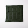 Natural Linen Chair Seat Pad with Ties