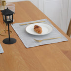 Natural Cotton Linen Placemats – Set of 4, 30 × 40 cm