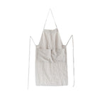 Natural Linen Apron – Adjustable Neck Strap & Waist Ties, 7 Colours