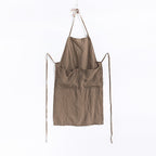 Natural Linen Apron – Adjustable Neck Strap & Waist Ties, 7 Colours