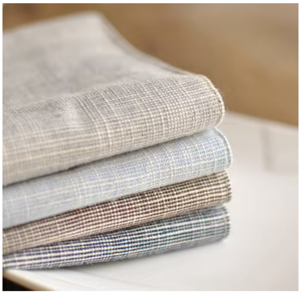 Natural Cotton Linen Placemats – Set of 4, 30 × 40 cm
