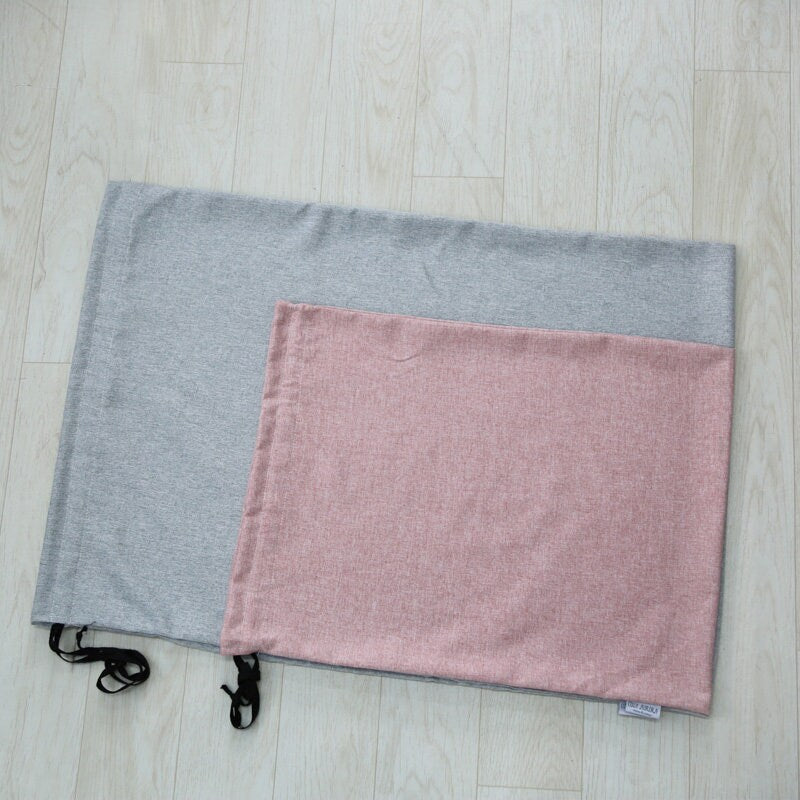 Cotton Linen Laundry Bag with Waterproof Coating – Drawstring Storage Sack