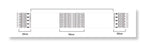 Black & White Boho Geometric Table Runner – Moroccan Style Cotton Blend