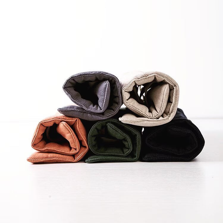 Natural Linen Chair Seat Pad with Ties